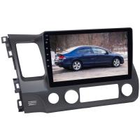 Переходная рамка для Honda Civic 2008 - 2012 гг. левый руль LeTrun 2295  под базовую магнитолу 10 дюймов